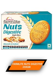 Sunfeast Farmlite Nuts Digestive A&c 250gm